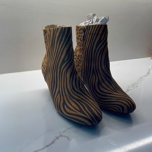Dixie Animal Print Ankle Boots!